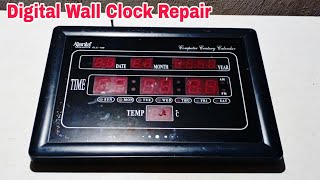 Digital Wall Clock RepairAjanta LED Clock Repair Easy At Your Home [upl. by Kalmick]