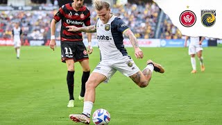 HIGHLIGHTS Western Sydney Wanderers vs Central Coast Mariners  Isuzu UTE ALeague 202223 MW19 [upl. by Ylrad]