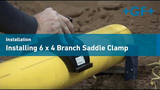 How to install 6 X 4 Branch Saddle Clamp [upl. by Akeihsal]