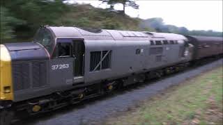 37263 leaving Bewdley 6th October 2024 [upl. by Noelyn]