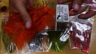 Fly Tying Material Hareline Fine Black Barred Marabou [upl. by Buroker80]