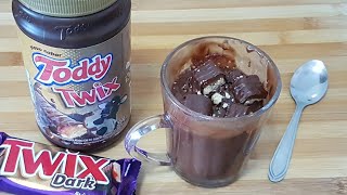 BROWNIE DE CANECA TODDY TWIX  TODDY TWIX MUG BROWNIE [upl. by Ecarg]