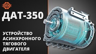 Устройство асинхронного электродвигателя ДАТ350 [upl. by Riannon]