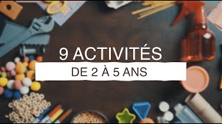 9 ACTIVITÉS AMUSANTES À FAIRE AVEC LES ENFANTS POUR DÉVELOPPER LA MOTRICITÉ FINE [upl. by Einitsed]