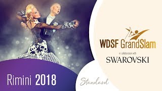 Arena  Orlandini ITA  2018 GrandSlam STD Rimini  R1 Q  DanceSport Total [upl. by Oicaro65]