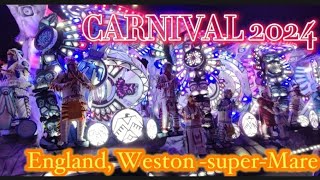 Carnival 2024 Weston superMare England [upl. by Fortna]