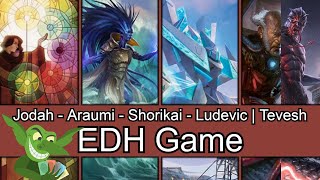 I didnt get these ones wrong Jodah vs Araumi vs Shorikai vs Ludevic  Tevesh Szat edh cmdr [upl. by Granger12]