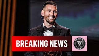 Lionel Messi Wins 2023 Ballon dOr I CBS Sports [upl. by Ariday658]