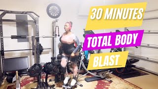 30Minute Fat Burning Workout Best for Busy Moms Mini Stepper [upl. by Harrie]