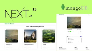 Nextjs 13 Course  Build a Blog Website with NextAuth MongoDB and others [upl. by Bevin]