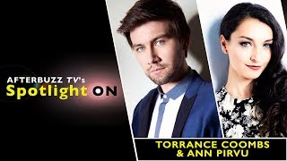 Torrance Coombs amp Ann Pirvu  AfterBuzz TVs Spotlight On [upl. by Cassell]