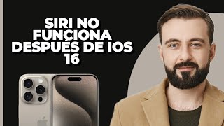 Cómo Arreglar quotOye Siriquot Que No Funciona Después de Actualizar a iOS 16  Algo Falló en SIRI [upl. by Eldoria]