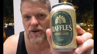 Raffles Export Lager Beer Review [upl. by Arretak]