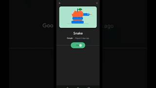 Snake Gameplay Shorts 1  Google Play Games builtin games Gameplay Shorts 1  offlinegames snake [upl. by Weisbrodt773]