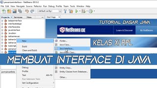 Membuat Interface di Java Menggunakan NetBeans  Tutorial Java [upl. by Nhar438]