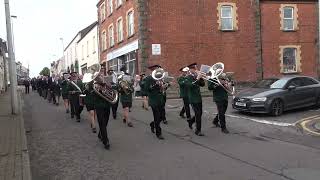 Maguiresbridge Silver Band  Lisbellaw Veterans Memorial Parade 2024 [upl. by Idnym489]