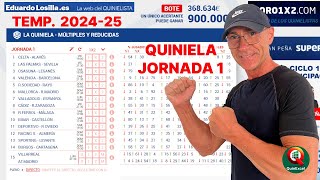 Primera Quiniela de la Temporada 20242025 [upl. by Euqnomod]