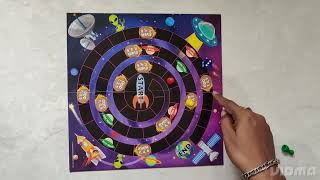 Space Escape Game  Telugu   Unboxing How to play  kidsgames boardgames games childrengames [upl. by Aramot]