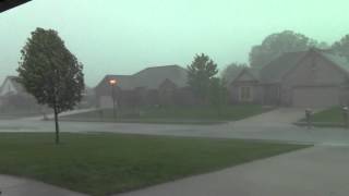 Severe Thunderstorm  May 1 2012 [upl. by Ieppet]