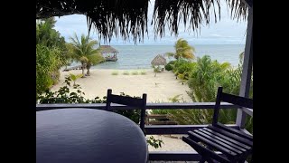 Beachfront Home  Rental in Maya Beach Placencia Peninsula Belize For Sale [upl. by Acirtal574]