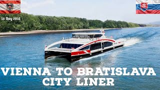 Vienna Bratislava Danube Twin City Liner [upl. by Eimak557]