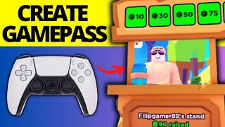 How To Make Gamepass In Pls Donate On Playstation Roblox PS4PS5 [upl. by Donalt146]