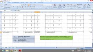 Cómo calcular el Coeficiente de Correlación de Pearson en Excel COEFDECORREL [upl. by Rehc]