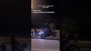 Siz bu hareketi yapabilir misiniz motovlog motorcycle motor turkey stunt bike brazil tr [upl. by Leasi745]