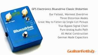 GFS Electronics Bluesdrive quotTubequot Overdrive Footpedal [upl. by Ahsienyt257]