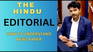 THE HINDU EDITORIAL READING  news newspaper [upl. by Wichman]