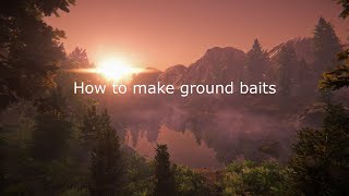 Fishing Planet  How to Make Ground Baits [upl. by Netsuj]