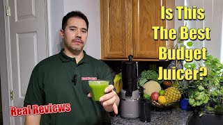 AMZCHEF Sj036 53Inch Masticating Juicer  Unboxing and Real Review [upl. by Nanfa911]