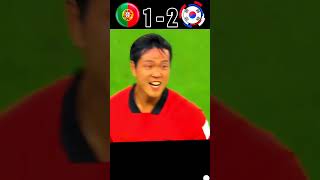 PORTUGAL 🇵🇹 VS SOUTH KOREAN 🇰🇷 MATCH footballshorts ronaldo korean portugal fottball [upl. by Yrehc980]