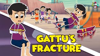 Gattus Fracture  Skateboard Competition  Animated Story  Cartoon  Moral Stories  PunToon Kids [upl. by Detta]