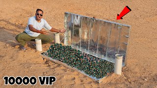 भागो…भूकंप आ गया 🥹 10000 VIP VS Underground Steel Box  Will It Survive  सच में भूकंप आ गया [upl. by Oratnek658]