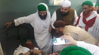 Mufti Akmal Qadri QTV Allama Kokab Noorani amp Shah owais noorani visit Maulana Ilyas Qadri [upl. by Eilyw]