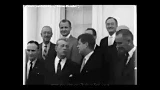 March 2 1961  President John F Kennedy  Luncheon for a Bipartisan Congressional Group [upl. by Ioj]