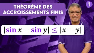 Théorème des accroissements finis TAF  Ex1 [upl. by Ruthven]