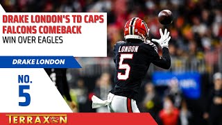 Drake London’s GameWinning TD Secures Thrilling Falcons Comeback vs Eagles  Terraxon [upl. by Ohl]