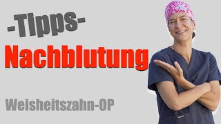 WEISHEITSZAHNOP es blutet noch  schnelle Hilfe [upl. by Nitaj]