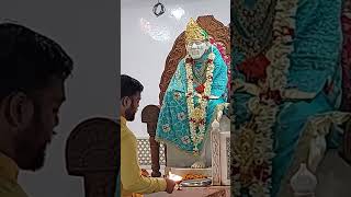 Sai Baba Aarti Saukhyadatara Jiva  SHORTS  YouTube [upl. by Afrika]