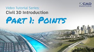 Civil 3D Tutorial 1 Points [upl. by Ariana]