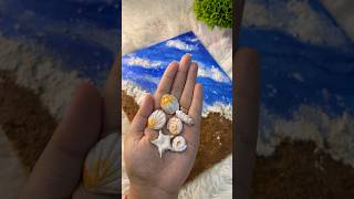 sea beach painting with salt🌊✨shorts art craft youtubeshorts beach viralvideo shortsfeed yt [upl. by Innattirb912]