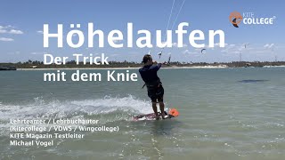 Kitecollege I Die richtige Board Belastung beim Höhelaufen Upwind I Kitesurfen lernen VDWS Level 5 [upl. by Ross]