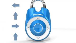 Master Lock 1500iD Speed Dial™ Combination Padlock [upl. by Rosenquist]