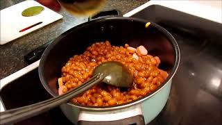 Beanie Weenies BEANS amp HOT DOGS fast food easy meal for kids and adults [upl. by Disraeli]