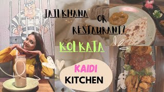 Kaidi Kitchen Kolkata  🍛Jail themed restaurant Vegetarian Paradise  Best food Experience 😋😋 [upl. by Bonnee986]