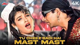 Tu Cheez Badi Hai Mast Mast 4K Song  Mohra Movie Songs  Udit Narayan Kavita Krishnamurthy [upl. by Lezirg]