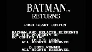 Batman Returns NES Music  Stage Theme 1 [upl. by Llerehc]