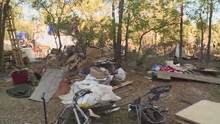 Call KENS Local businesses needed help with a homeless encampment [upl. by Ayotan545]